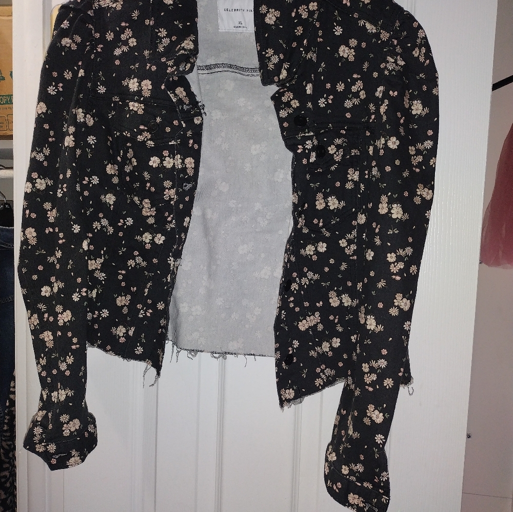 Elegant Black Floral Blouse